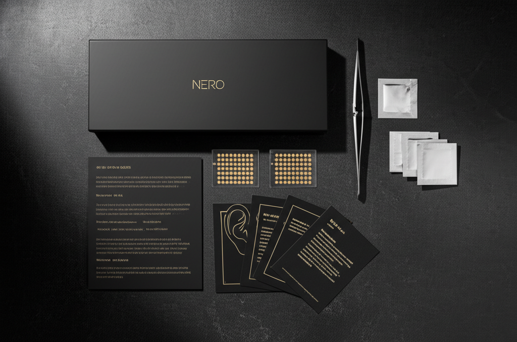 Hero flat lay - NERO kit on dark slate