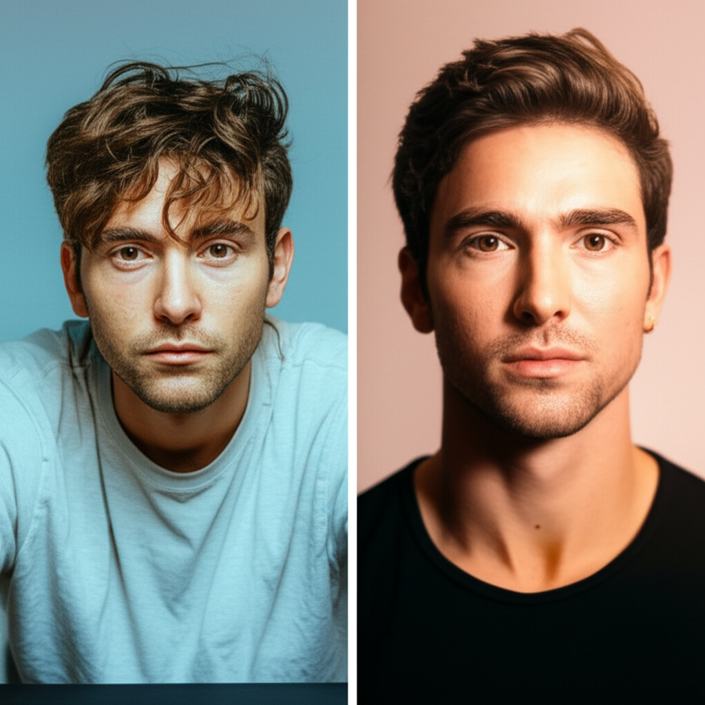 Before/after energy transformation